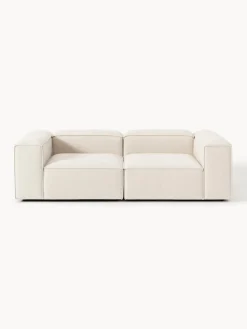 Sofás>Westwing Collection Sofá modular de mezcla de lino Lennon (3 plazas) Mezcla de lino beige