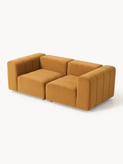 Outlet Sofá modular de terciopelo Lena (3 plazas) Sofás 3 Plazas|Sofás