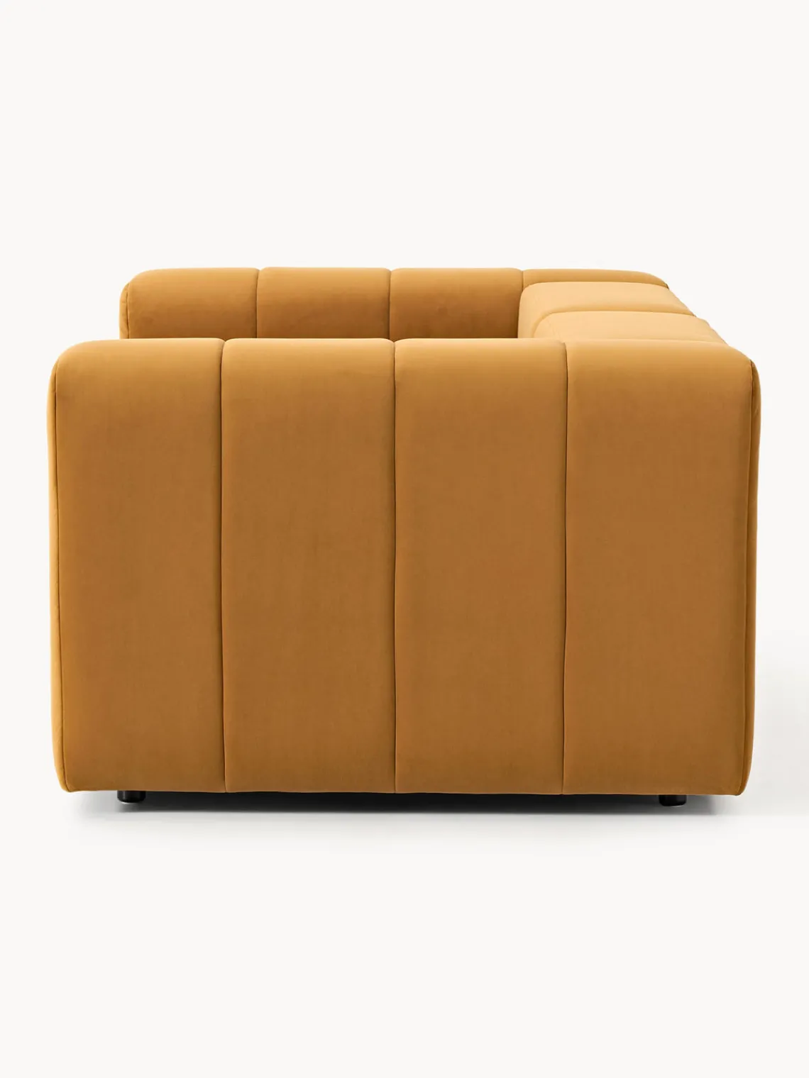 Outlet Sofá modular de terciopelo Lena (3 plazas) Sofás 3 Plazas|Sofás