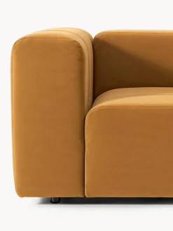 Outlet Sofá modular de terciopelo Lena (3 plazas) Sofás 3 Plazas|Sofás