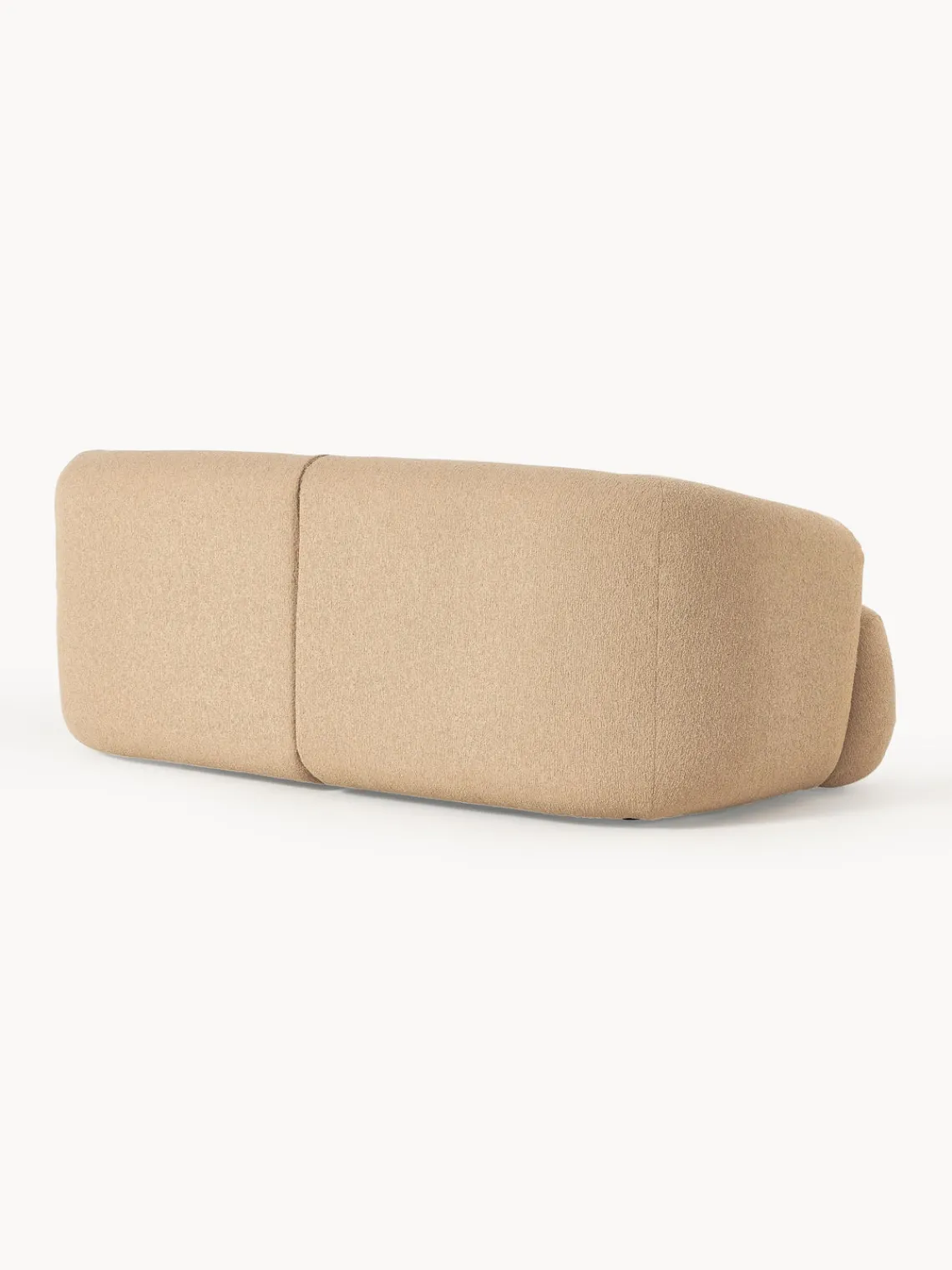 Sofás 2 Plazas|Sofás>Westwing Collection Sofá modular en tejido bouclé Sofia (2 plazas) Bouclé beige