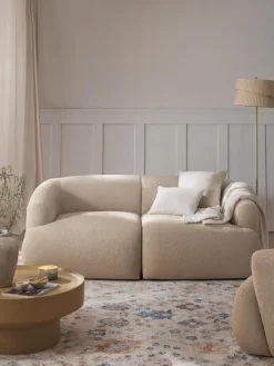 Online Sofá modular en tejido bouclé Sofia (2 plazas) Sofás 2 Plazas|Sofás