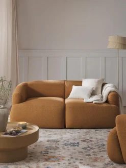 Outlet Sofá modular en tejido bouclé Sofia (2 plazas) Sofás 2 Plazas|Sofás