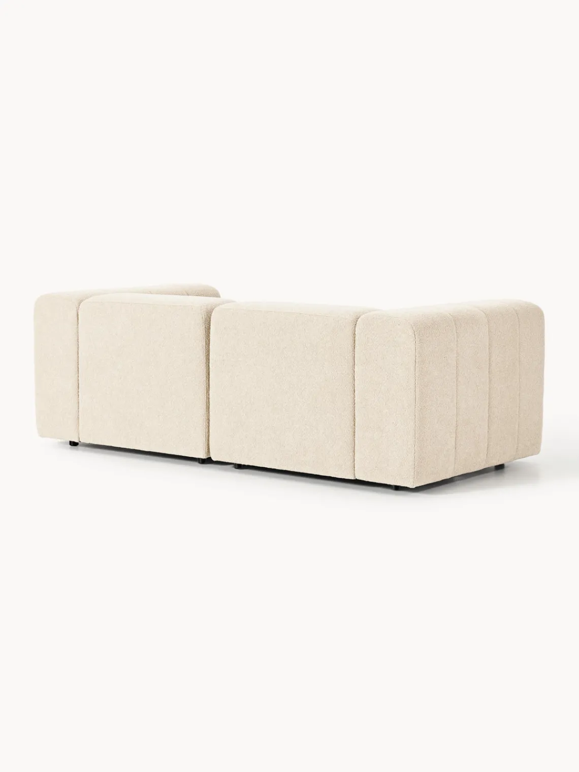 Sofás 3 Plazas|Sofás>Westwing Collection Sofá modular en tejido bouclé Lena (3 plazas) Bouclé beige