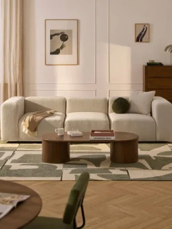 Discount Sofá modular en tejido bouclé Lena (4 plazas) Sofás 3 Plazas|Sofás