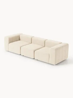 Discount Sofá modular en tejido bouclé Lena (4 plazas) Sofás 3 Plazas|Sofás
