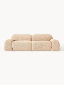 Sofá modular en tejido bouclé Wolke (3 plazas) Sofás 3 Plazas|Sofás