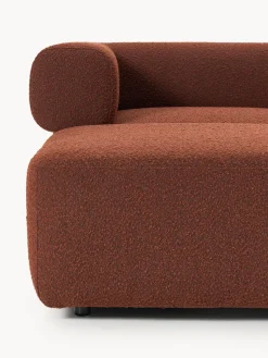 Best Sofá modular en tejido bouclé Anton (4 plazas), con reposapiés (izquierda/derecha) Sofás