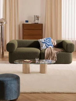 Clearance Sofá modular en tejido bouclé Anton (3 plazas) Sofás 3 Plazas|Sofás