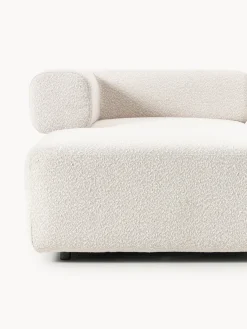 Discount Sofá modular en tejido bouclé Anton (4 plazas), con reposapiés (izquierda/derecha) Sofás