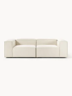 Sofás>Westwing Collection Sofá modular Lennon (3 plazas) Tejido blanco Off White