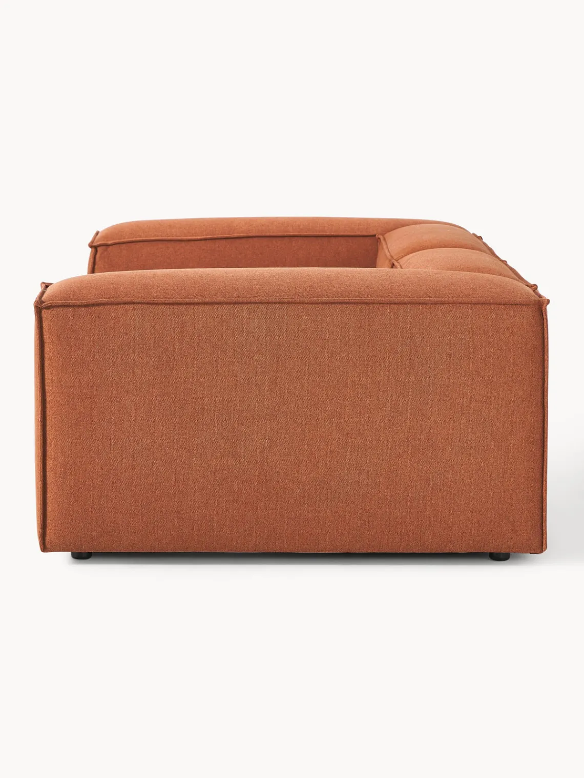 Sofás>Westwing Collection Sofá modular Lennon (3 plazas) Tejido terracota