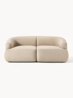 Sofás 2 Plazas|Sofás>Westwing Collection Sofá modular Sofia (2 plazas) Tejido grueso beige claro