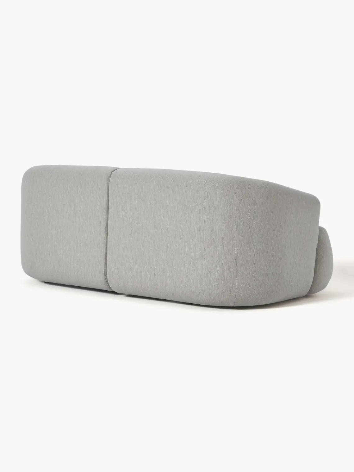 Sofás 2 Plazas|Sofás>Westwing Collection Sofá modular Sofia (2 plazas) Tejido grueso gris