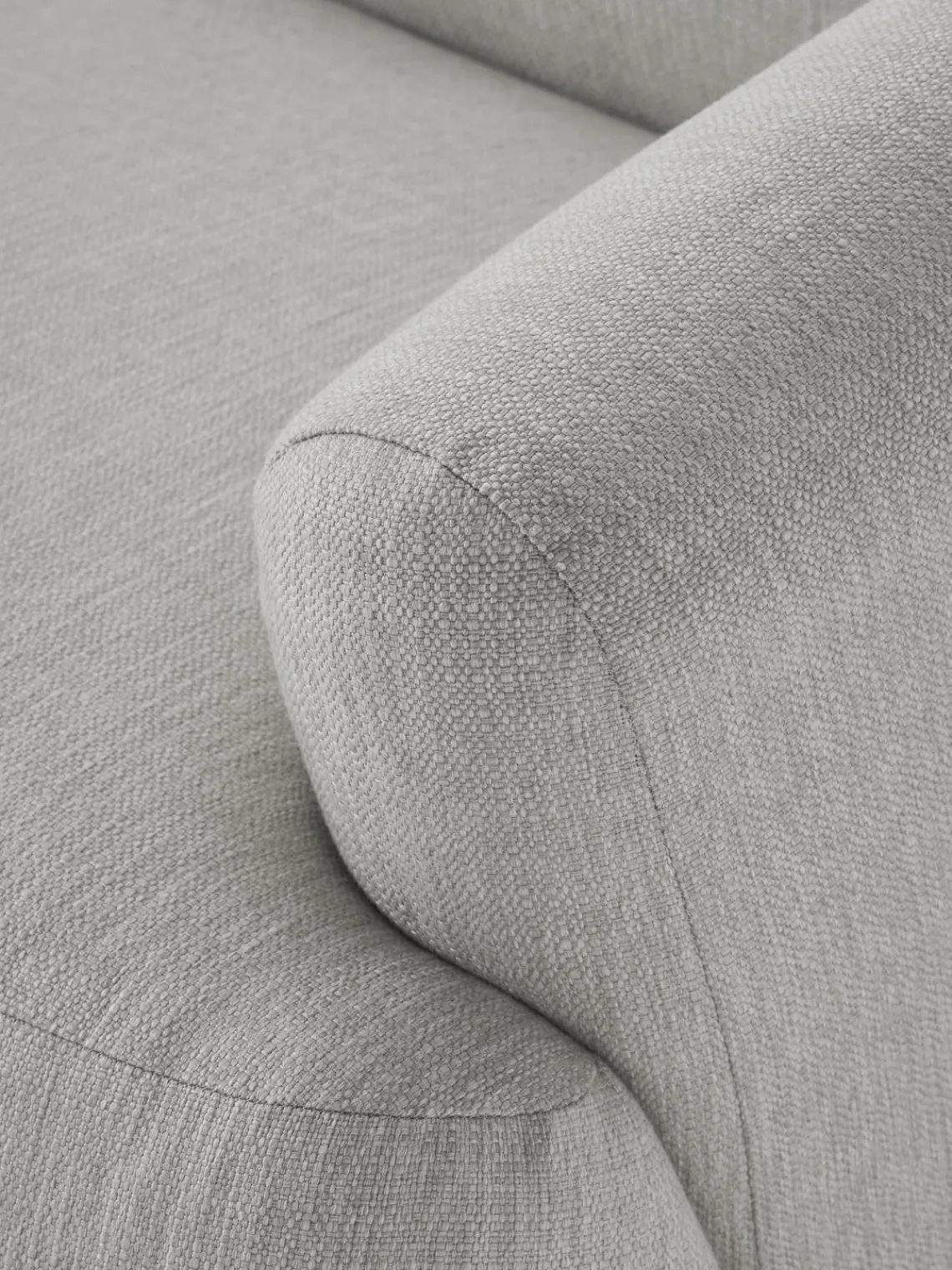 Sofás 2 Plazas|Sofás>Westwing Collection Sofá modular Sofia (2 plazas) Tejido grueso gris