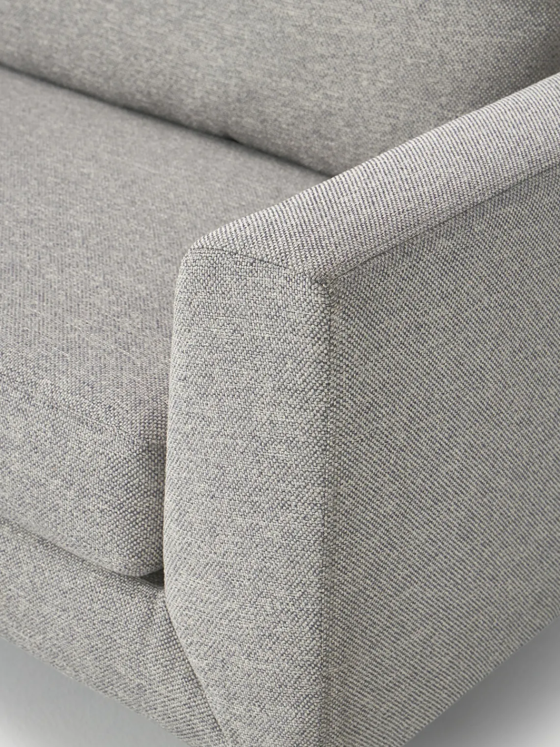 Sofás Rinconeras|Sofás>Westwing Collection Sofá rinconera Cucita (4 plazas) Tejido gris