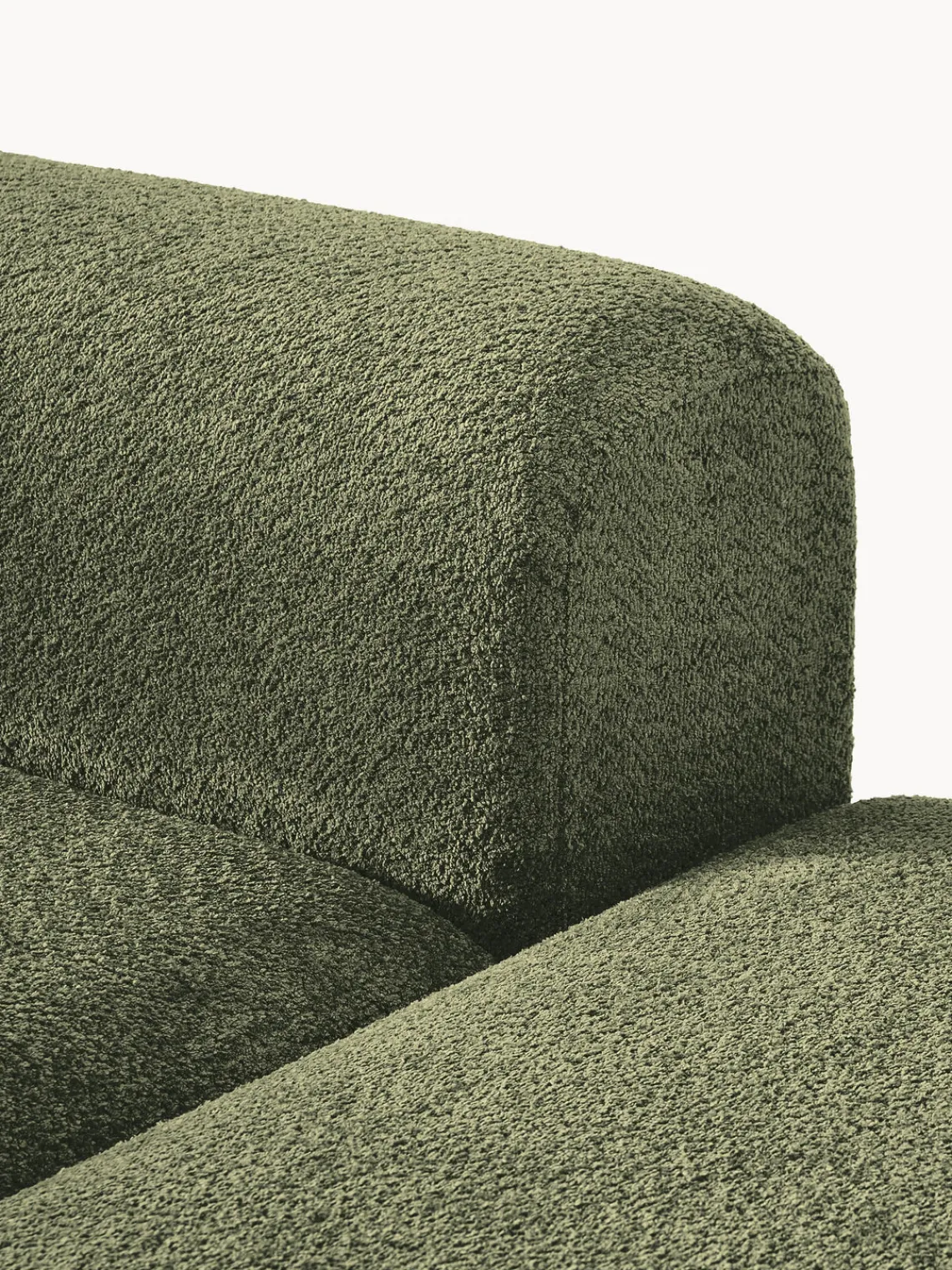 Sofá rinconera de borreguillo bouclé Natalie Sofás Rinconeras|Sofás