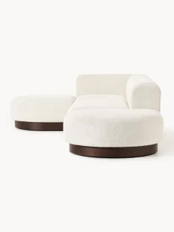 Sale Sofá rinconera de borreguillo bouclé Natalie Sofás Rinconeras|Sofás