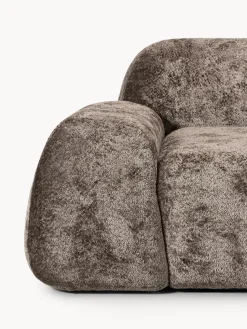 Sofás Rinconeras|Sofás></noscript>Westwing Collection Sofá rinconera de borreguillo bouclé artesanal Wolke (4 plazas) Borreguillo bouclé taupe