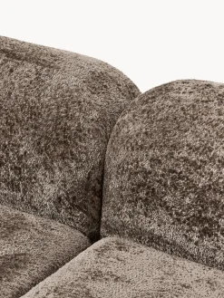 Sofás Rinconeras|Sofás></noscript>Westwing Collection Sofá rinconera de borreguillo bouclé artesanal Wolke (4 plazas) Borreguillo bouclé taupe