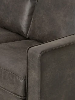 Outlet Sofá rinconera de cuero reciclado Hunter Sofás Rinconeras|Sofás