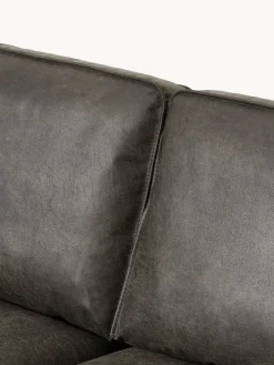 Outlet Sofá rinconera de cuero reciclado Hunter Sofás Rinconeras|Sofás