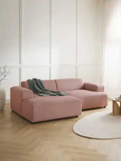 Hot Sofá rinconera de pana Melva (3 plazas) Sofás Rinconeras|Sofás