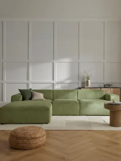 Hot Sofá rinconera de pana Melva (4 plazas) Sofás Rinconeras|Sofás