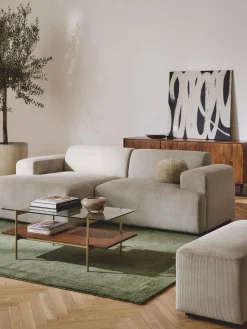 Sofás Rinconeras|Sofás>Westwing Collection Sofá rinconera de pana Melva (3 plazas) Pana beige claro