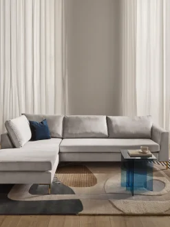 New Sofá rinconera de terciopelo Luna Sofás Rinconeras|Sofás