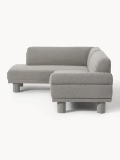 Discount Sofá rinconera en tejido bouclé Lilo Sofás Rinconeras|Sofás