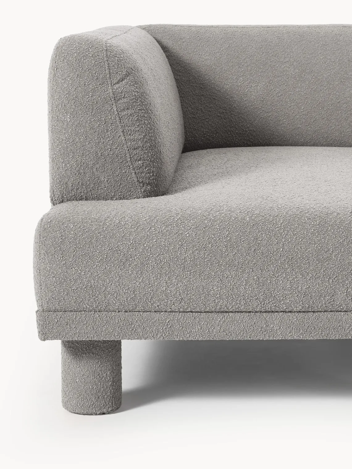 Discount Sofá rinconera en tejido bouclé Lilo Sofás Rinconeras|Sofás
