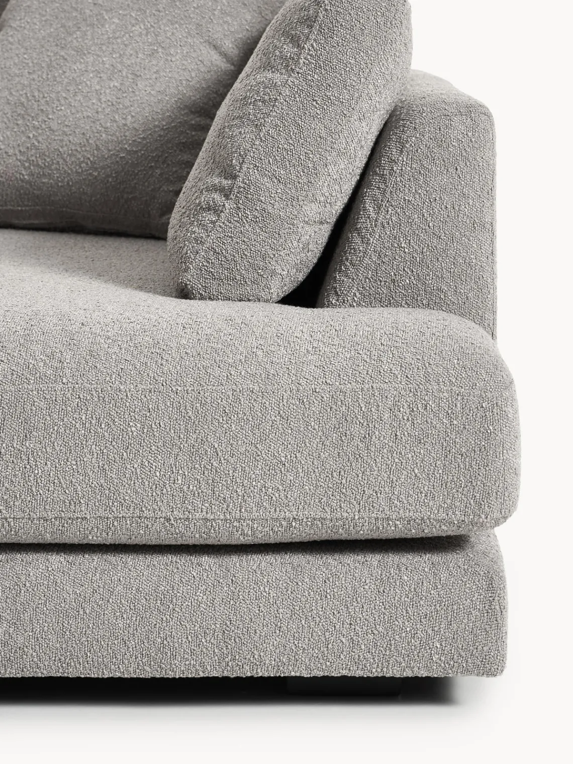 Discount Sofá rinconera en tejido bouclé Tribeca Sofás Rinconeras|Sofás