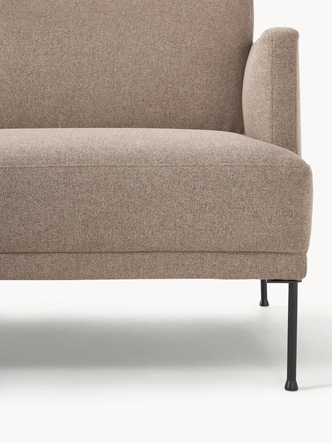 Sofás Rinconeras|Sofás>Westwing Collection Sofá rinconera Fluente Tejido taupe