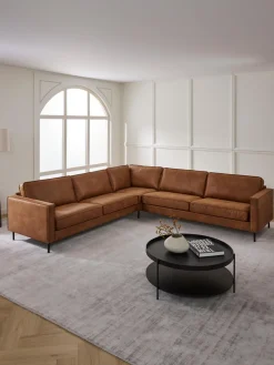 Hot Sofá rinconera grande de cuero reciclado Hunter Sofás Rinconeras|Sofás