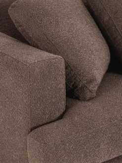 Clearance Sofá rinconera grande en tejido bouclé Tribeca Sofás Rinconeras|Sofás