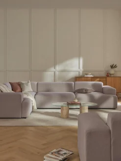 Sofás Rinconeras|Sofás>Westwing Collection Sofá rinconera grande Melva (4 plazas) Tejido taupe