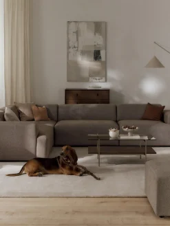 Clearance Sofá rinconera grande Melva (4 plazas) Sofás Rinconeras|Sofás