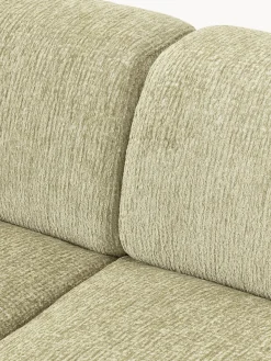 Sofás Rinconeras|Sofás></noscript>Westwing Collection Sofá rinconera grande Melva (4 plazas) Tejido verde claro