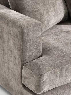 Sofás Rinconeras|Sofás></noscript>Westwing Collection Sofá rinconera grande Tribeca Chenilla taupe