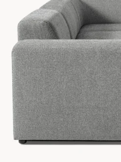 Sofás Rinconeras|Sofás></noscript>Westwing Collection Sofá rinconera longue grande Melva Tejido grueso gris oscuro