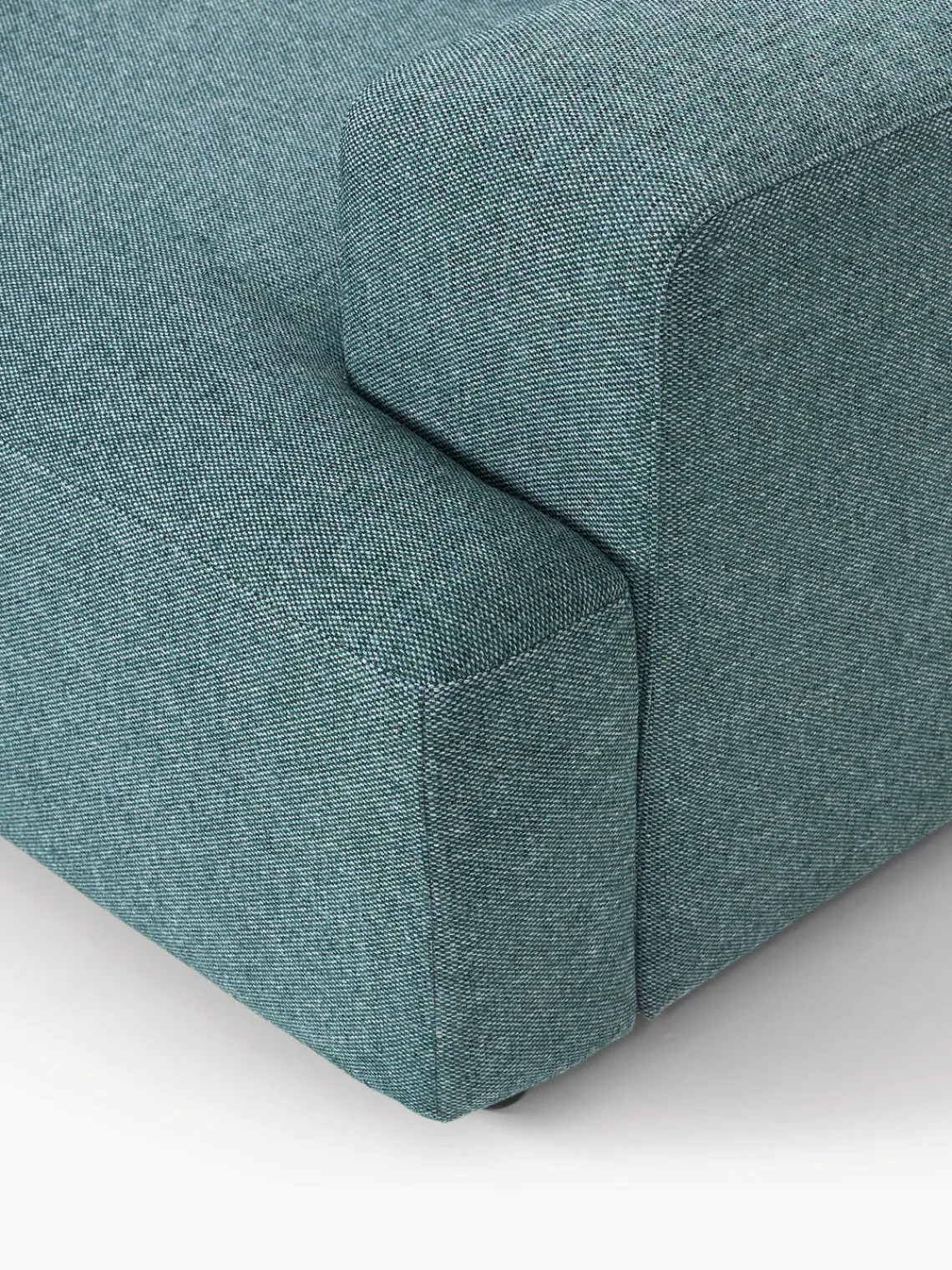 Sofás Rinconeras|Sofás>Westwing Collection Sofá rinconera Melva (3 plazas) Tejido verde turquesa