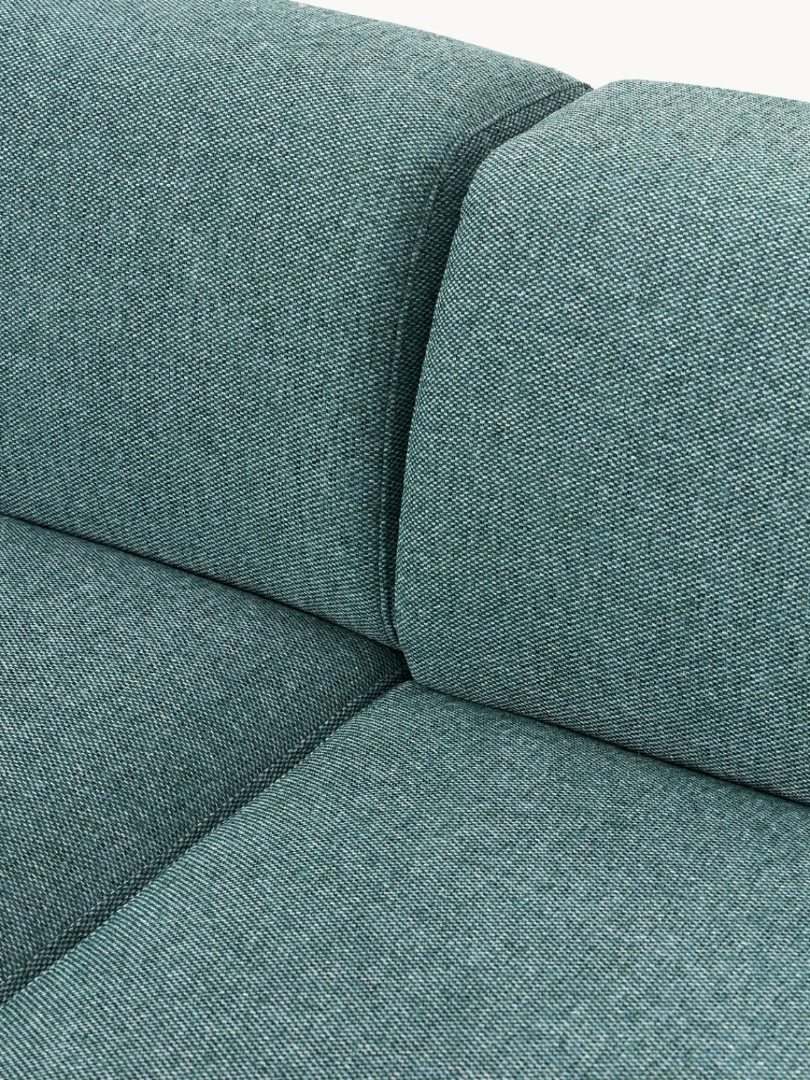 Sofás Rinconeras|Sofás>Westwing Collection Sofá rinconera Melva (3 plazas) Tejido verde turquesa