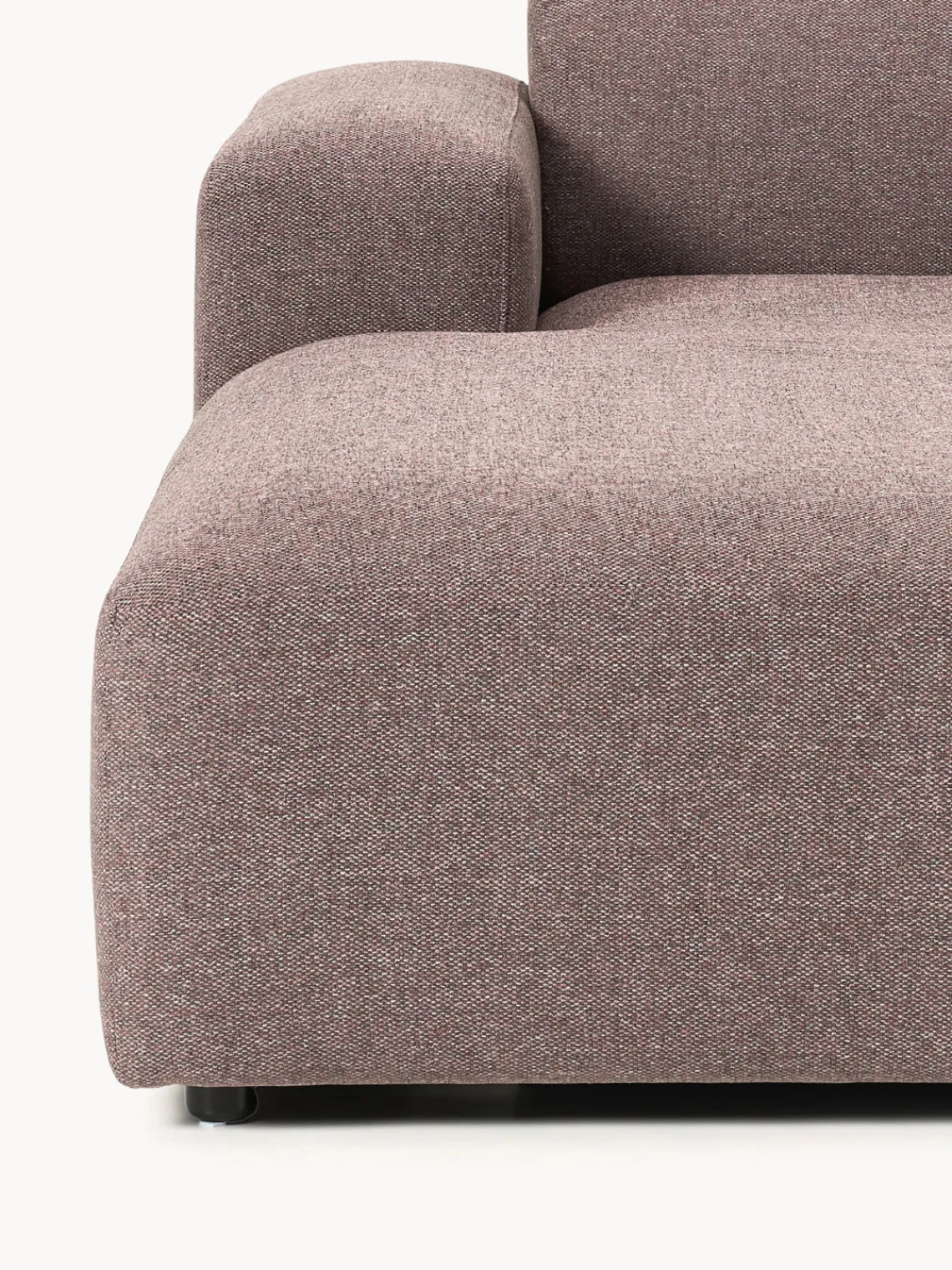 Sofás Rinconeras|Sofás>Westwing Collection Sofá rinconera Melva (4 plazas) Tejido rosa palo