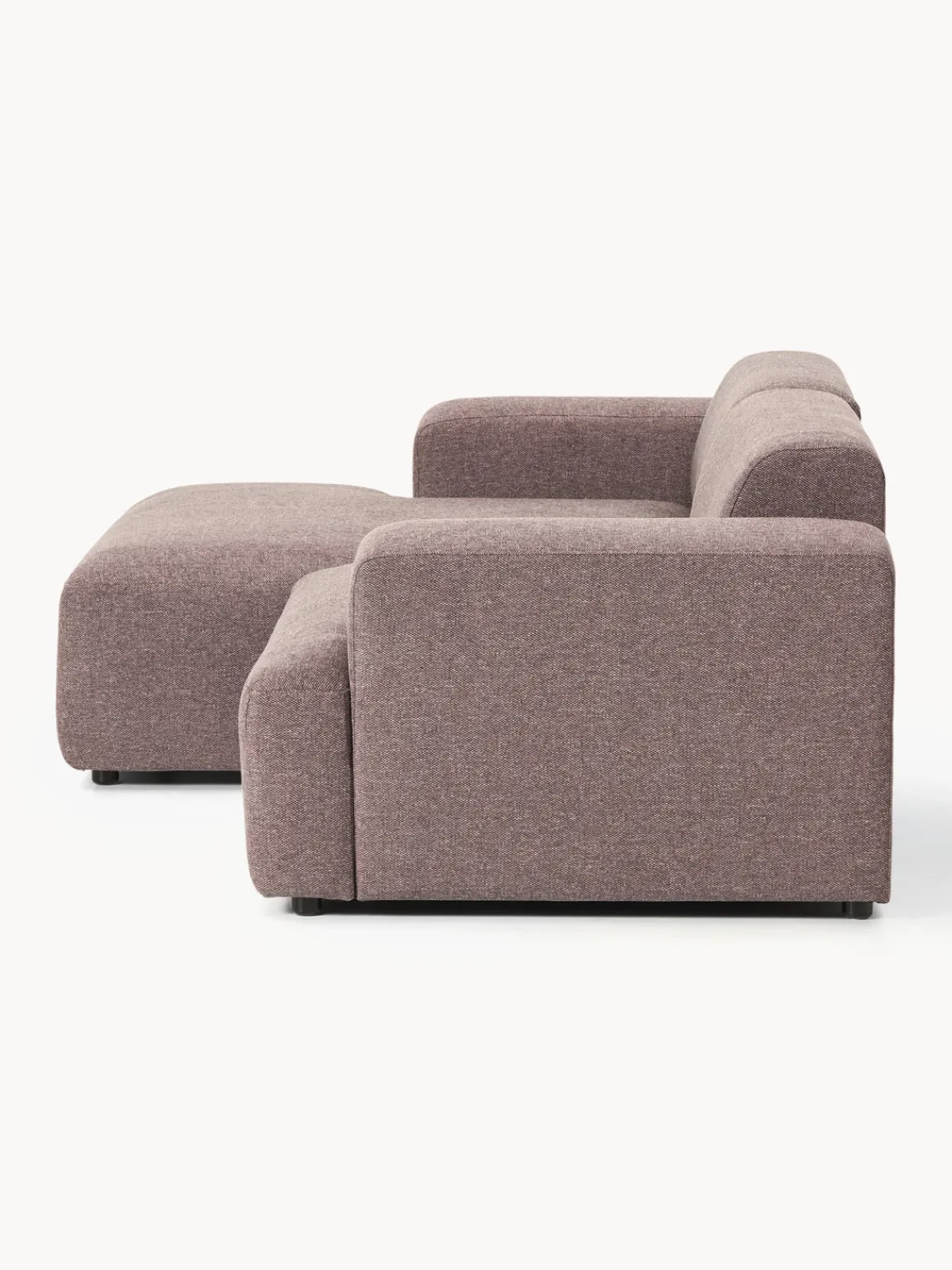 Sofás Rinconeras|Sofás>Westwing Collection Sofá rinconera Melva (3 plazas) Tejido rosa palo