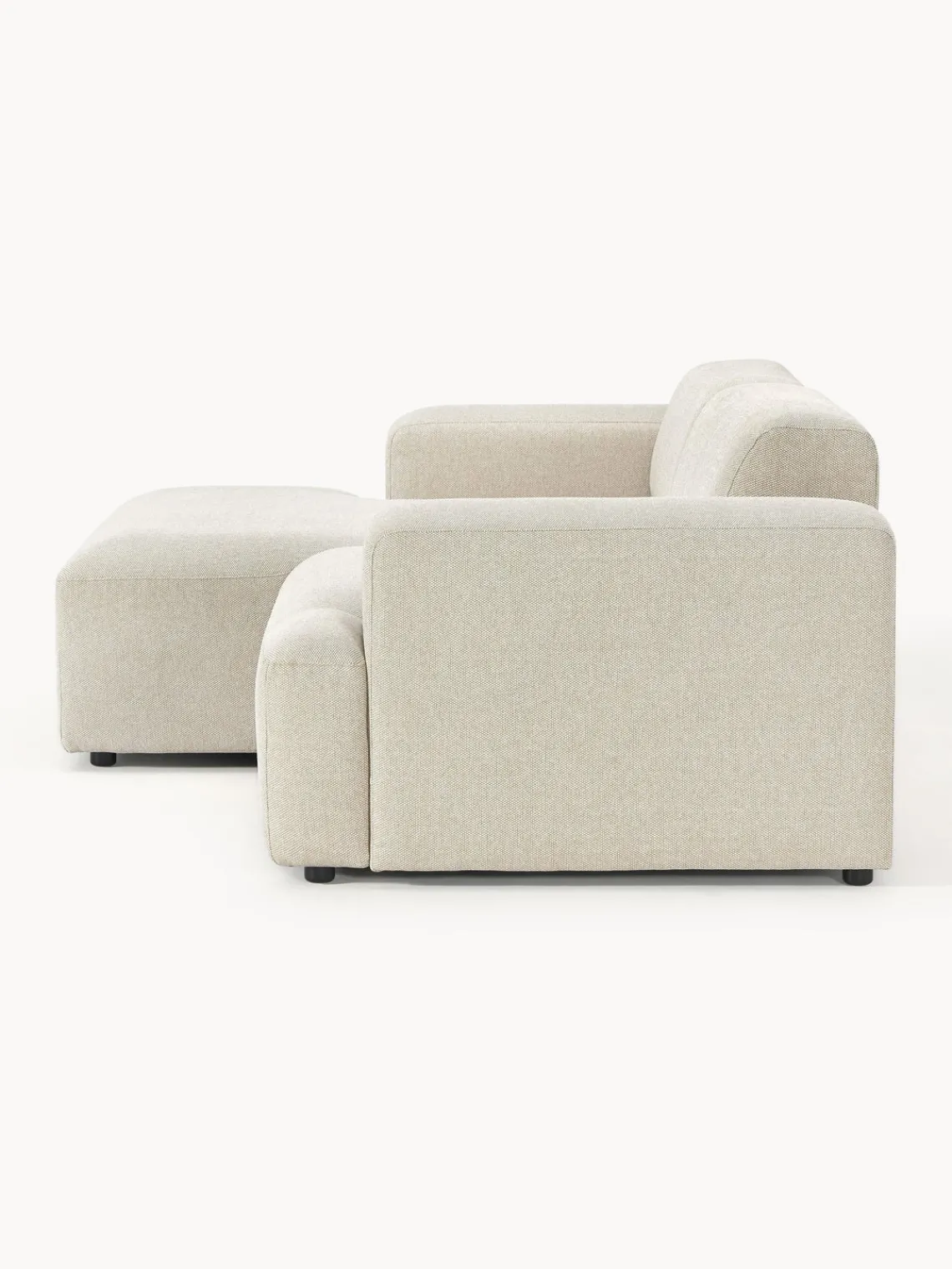 Sofás Rinconeras|Sofás>Westwing Collection Sofá rinconera Melva (3 plazas) Tejido beige claro