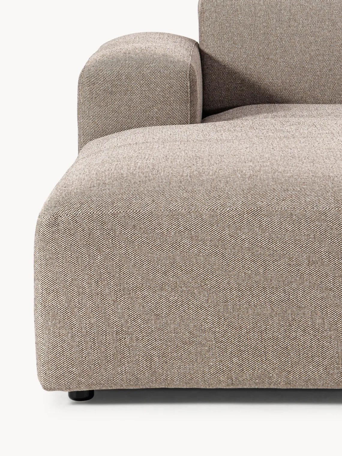 Sofás Rinconeras|Sofás>Westwing Collection Sofá rinconera Melva (4 plazas) Tejido grueso greige