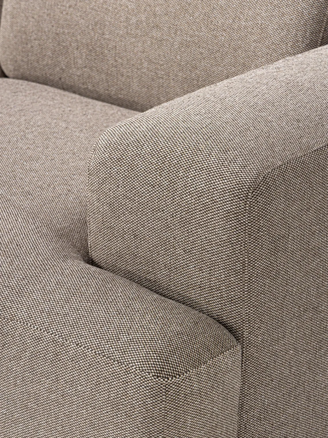 Sofás Rinconeras|Sofás>Westwing Collection Sofá rinconera Melva (4 plazas) Tejido grueso greige