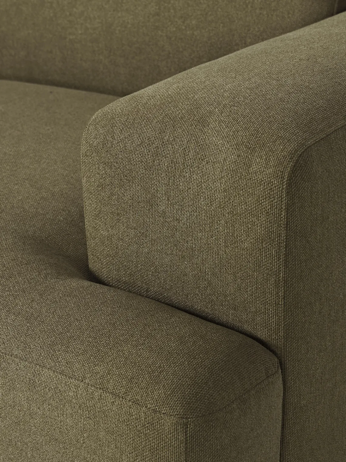 Sofás Rinconeras|Sofás>Westwing Collection Sofá rinconera Melva (4 plazas) Tejido verde oliva