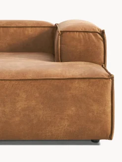 Online Sofá rinconera modular de cuero Lennon Sofás